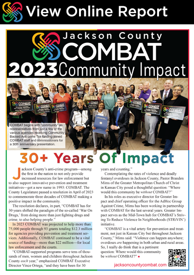 View Online 2023 COMBAT Community Impact Report