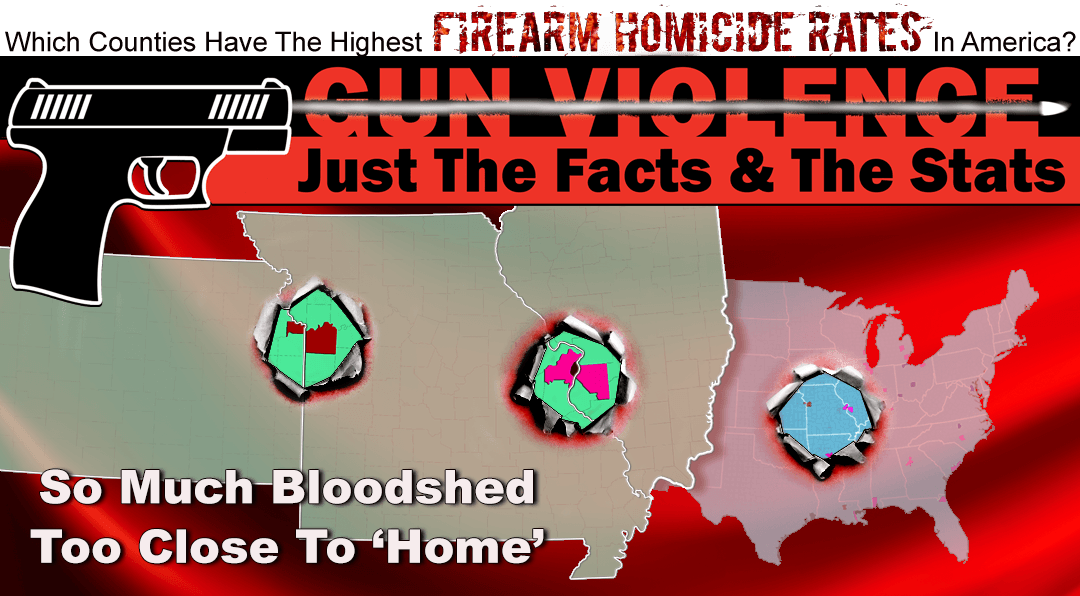 Just The Facts & Stats: Which Counties Have Highest Firearm Homicide Rates In America